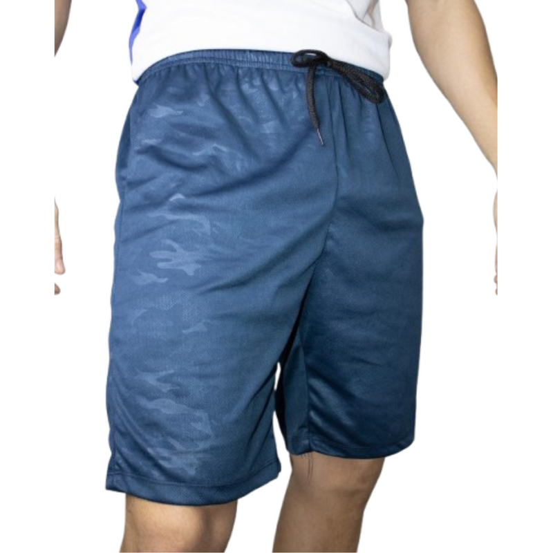 Short Dryfit duplo masculino compressão aquecedor camuflado treino academia